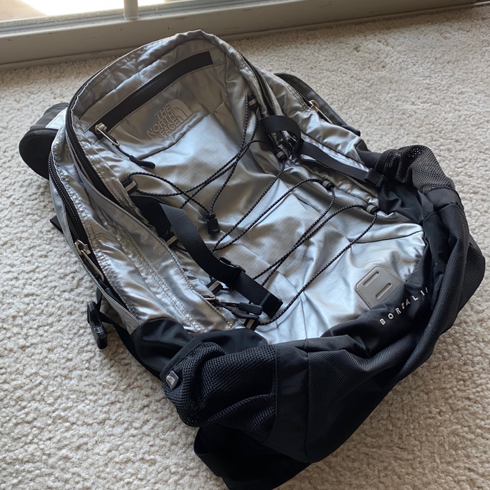 The North Face backpack good condition